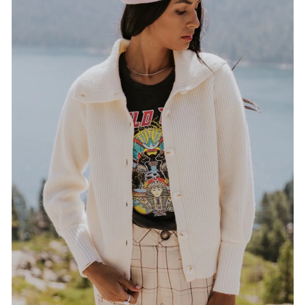 Roolee ivory sweater. Tried on a few times. It is like NEW.
